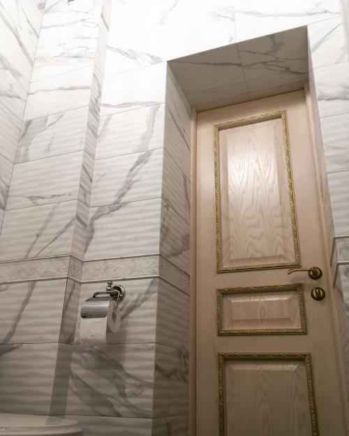 Классический дизайн санузла в частном доме нашей подписчицы 04