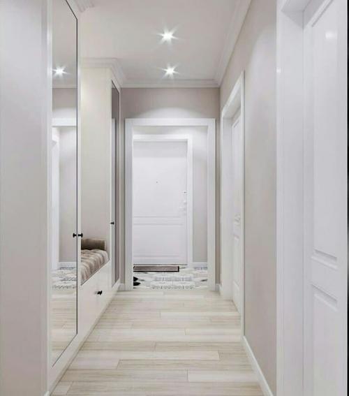 Прихожая в белом цвете. Оцените дизайн. 02