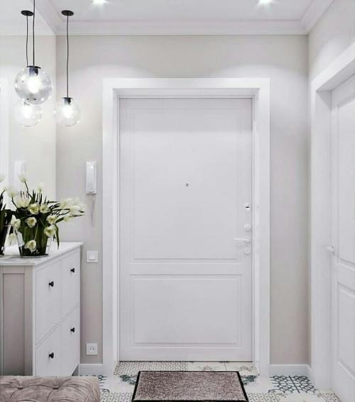 Прихожая в белом цвете. Оцените дизайн. 03
