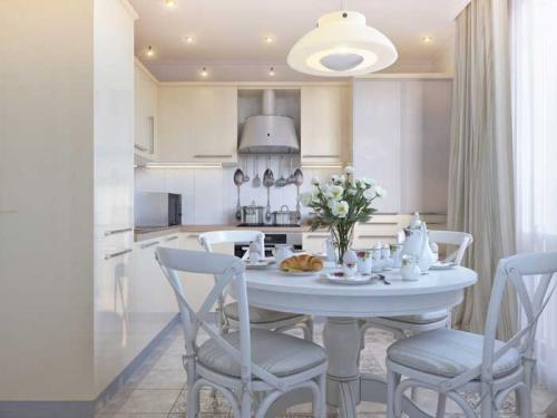 Светлая просторная кухня. оцените дизайн от 1 до 10 01