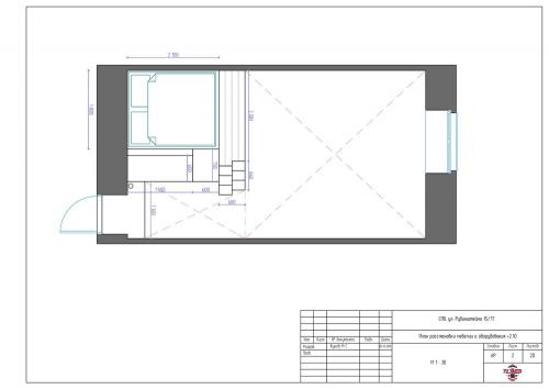 Дизайн — проект квартиры — студии с отдельным спальным. Нравится Вам дизайн? 08