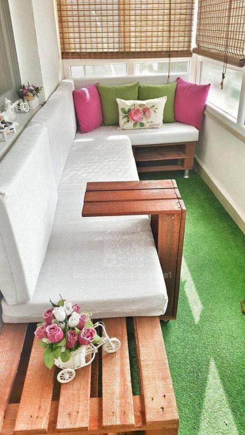 Идеи обустройства балконов 02