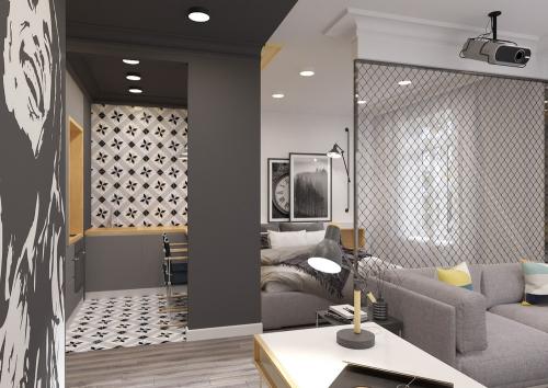 Квартира 40м2 для молодого человека. 02