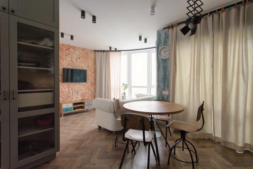 Уютная квартирка с элементами стиля лофт 07