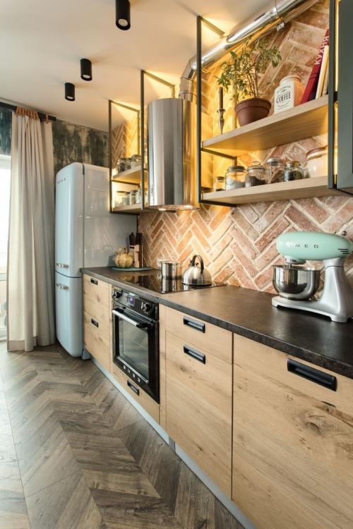 Уютная квартирка с элементами стиля лофт 03