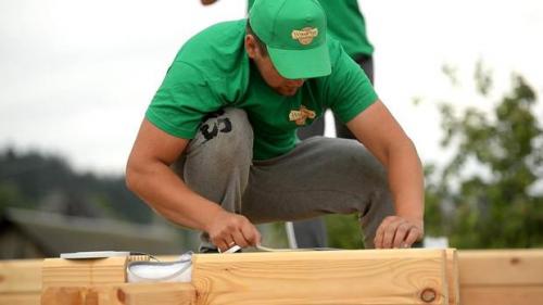 Смета на строительство дома из клееного бруса. Стены и крыша