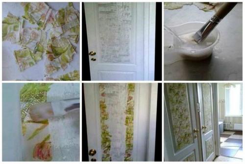 Декупаж в интерьере. Декупаж стен 04