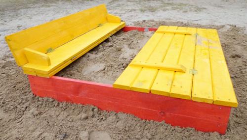 Песочница закрывающаяся. Как сделать песочницу с крышкой: чертежи, фото