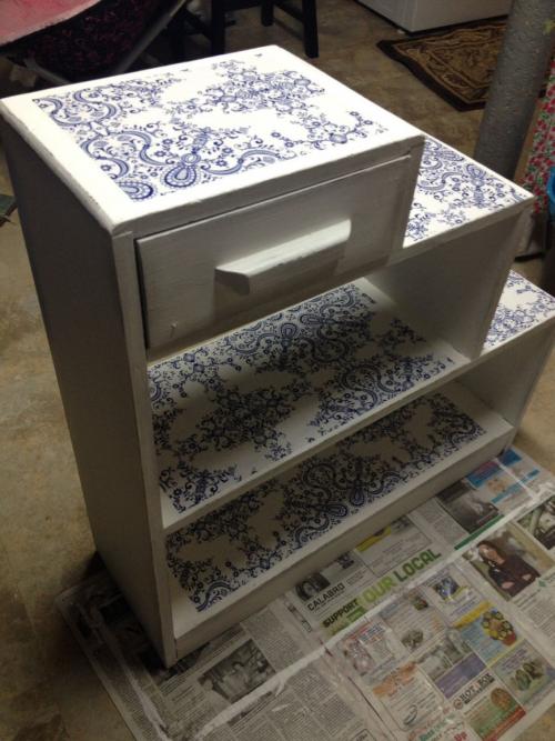 Декупаж в интерьере. Декупаж стен 27