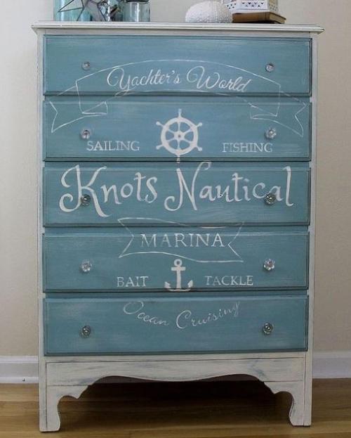 Замечательная идея по преображению старого комода своими руками 01