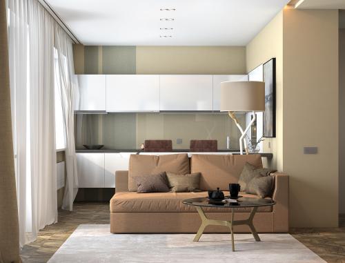 Дизайн — проект квартиры, 40 кв. м 04