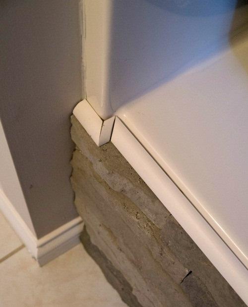 Отделка камнем ванной комнаты. Отделка ванной комнаты декоративным камнем 05