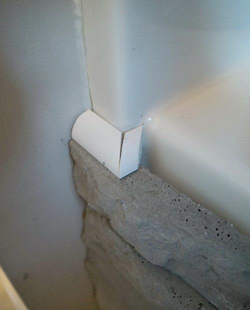 Отделка камнем ванной комнаты. Отделка ванной комнаты декоративным камнем 04