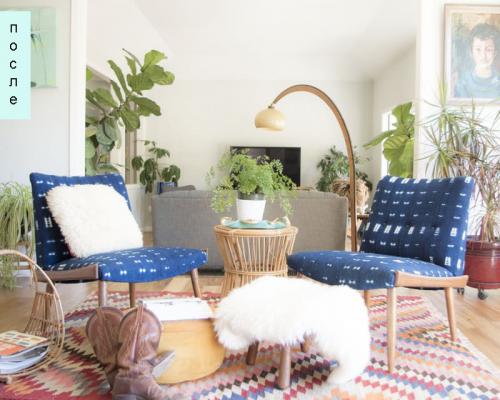 Переделка интерьера до и после.