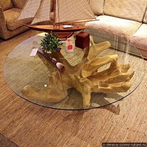 Как из пня сделать стол. Мебель из пней (12 фотографий). Ход работы по созданию мебели из пня