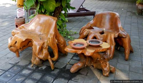 Как из пня сделать стол. Мебель из пней (12 фотографий). Ход работы по созданию мебели из пня