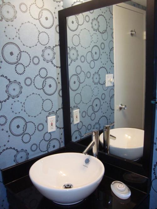 Обои под покраску в ванной. Обои для ванной комнаты — 82 фото красивых вариантов в интерьере