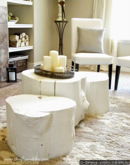 Как из пня сделать стол. Мебель из пней (12 фотографий). Ход работы по созданию мебели из пня