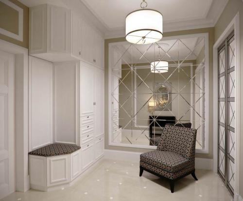 Зеркальная плитка в интерьере 02