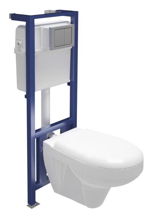 Инсталляция в интерьере. Унитаз с инсталляцией в интерьере