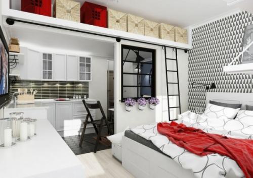 Дизайн квартиры 20 кв м. Основы интерьера квартиры до 20 кв.м.: правильное зонирование 02 Дизайн квартиры 20 кв м. Основы интерьера квартиры до 20 кв.м.: правильное зонирование 02