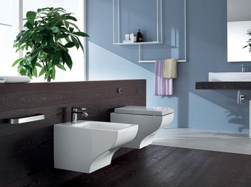 Дизайн ванной комнаты в доме. Сантехника и мебель