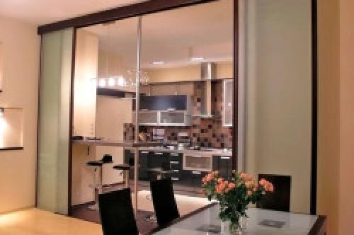 Как обустроить гостиную кухню. Дизайн кухни — гостиной в доме 06