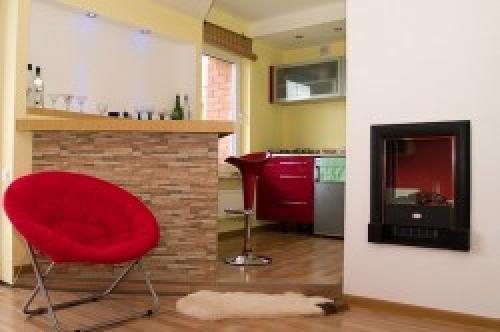 Как обустроить гостиную кухню. Дизайн кухни — гостиной в доме 07