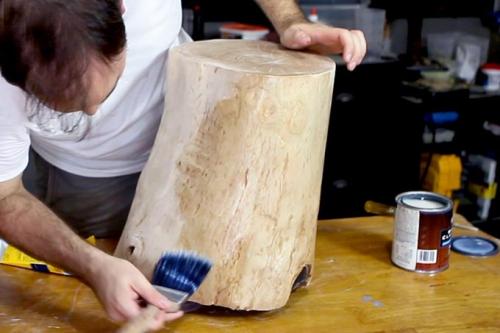 Как сделать из пня стол. Журнальный стол из пня своими руками 08 Как сделать из пня стол. Журнальный стол из пня своими руками 08