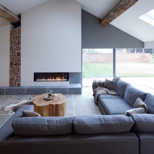 Уютные интерьеры с камином 02