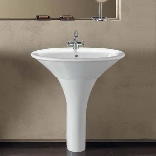 Материал для раковины в ванной. Форма и тип установки