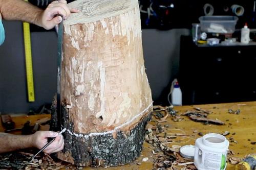 Как сделать из пня стол. Журнальный стол из пня своими руками 03 Как сделать из пня стол. Журнальный стол из пня своими руками 03