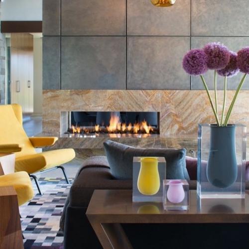 Уютные интерьеры с камином 04