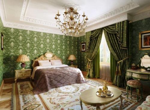 Спальни дизайн в зеленом цвете. Каким стилям подойдет зеленый цвет?
