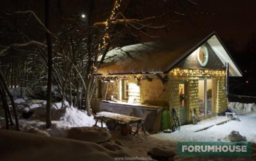 Мини-дом для временного проживания. Функциональный мини-дом площадью 32 кв. м для многодетной семьи