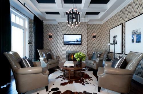 Темный потолок в интерьере. Темные потолки в интерьере