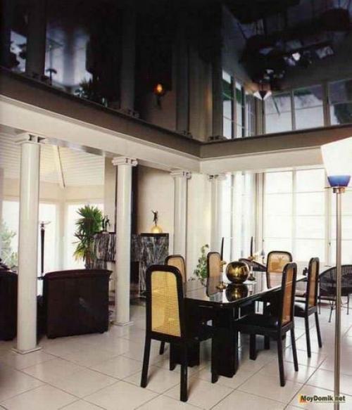 Темный потолок в интерьере. Темные потолки в интерьере 18 Темный потолок в интерьере. Темные потолки в интерьере 18