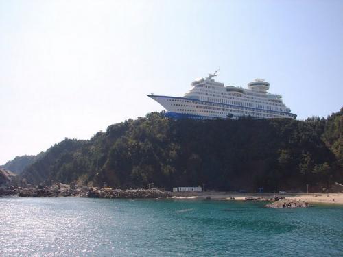 Отель в виде корабля. Корабль-отель Sun Cruise в Южной Корее… (8 фото)