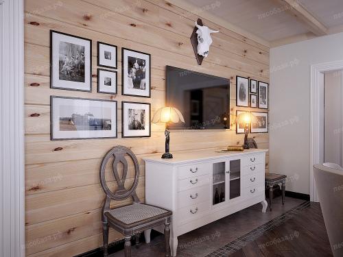 Дизайн комнаты из вагонки. Виды вагонки 18