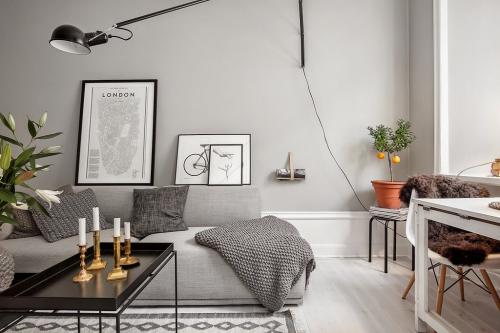 Однокомнатная квартира в скандинавском стиле. Скандинавский стиль на примере трех российских квартир: часть 2 05 Однокомнатная квартира в скандинавском стиле. Скандинавский стиль на примере трех российских квартир: часть 2 05