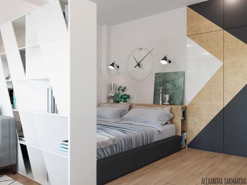 Однокомнатная квартира с зонированием 04