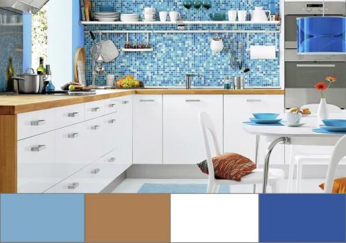 Дизайн очень маленькой кухни. Сочетание цветов в интерьере маленькой кухни