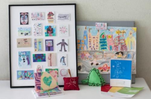 Оформление выставки детских рисунков. Домашняя экспозиция современного искусства или 15 замечательных идей размещения детских рисунков