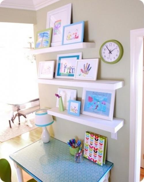 Оформление выставки детских рисунков. Домашняя экспозиция современного искусства или 15 замечательных идей размещения детских рисунков