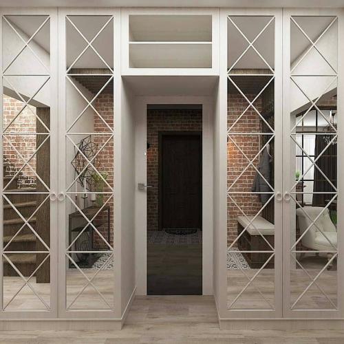 Дизайн прихожей с элементами стиля лофт. Оцените 02