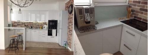 Столешница из натурального камня плюсы и минусы.  Кварцевый агломерат