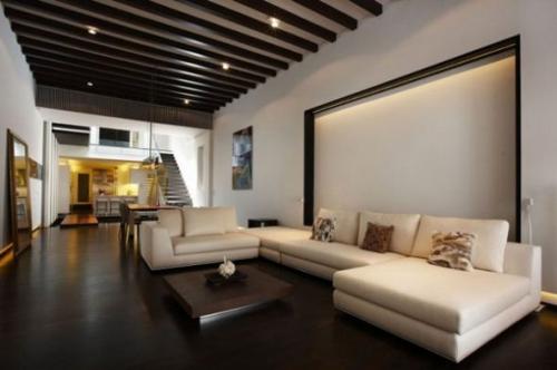 Светлые стены и темный потолок. Цветовая «зависимость»