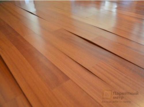 Вздулась паркетная доска, что делать. Вздулась паркетная доска —, что делать?