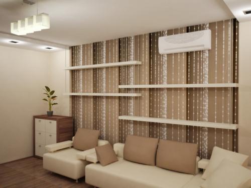 Бежевый интерьер с яркими акцентами. БЕЖЕВО-КОРИЧНЕВАЯ ГОСТИНАЯ: ОСНОВЫ ПРОЕКТИРОВАНИЯ