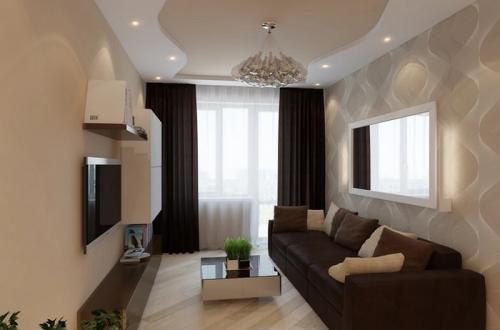 Бежевый интерьер с яркими акцентами. БЕЖЕВО-КОРИЧНЕВАЯ ГОСТИНАЯ: ОСНОВЫ ПРОЕКТИРОВАНИЯ